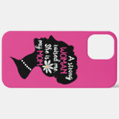 Inspirationsstarke Frau rosa Muttertag Case-Mate iPhone Hülle (Hinten (horizontal))