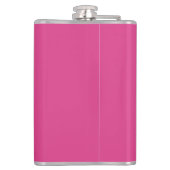 Inspirationsstarke Frau rosa Muttertag Flachmann (Rückseite)
