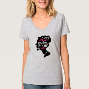 Inspirationsstarke Frau rosa Muttertag T-Shirt