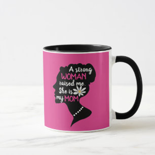 Inspirationsstarke Frau rosa Muttertag Tasse