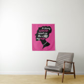 Inspirationsstarke Frau rosa Muttertag Wandteppich (Beispiel)
