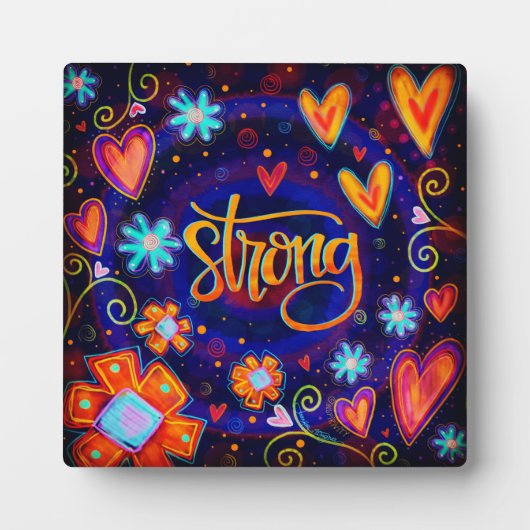 Inspirationsstarke moderne Inspirivity Easel Fotoplatte (Vorderseite)