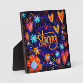 Inspirationsstarke moderne Inspirivity Easel Fotoplatte (Vorderseite)