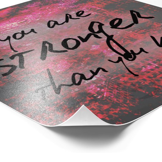 Inspirationsstärkerer als Zitat Fotodruck (Ecke)