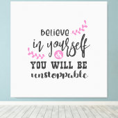 Inspirationsstichdesign Leinwanddruck (Insitu (Holzboden))