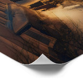 Inspirationsstichposter für positive Bilder Poster (Ecke)