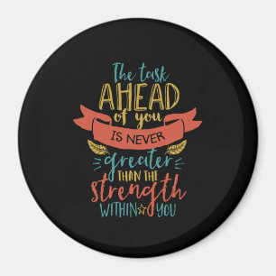 Inspirationsstichstärke glaubt an sich selbst magnet