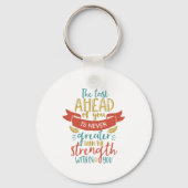 Inspirationsstichstärke glaubt an sich selbst schlüsselanhänger (Vorderseite)