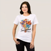 Inspirationsstiftung/Blumenkreuz Tri-Blend Shirt (Vorderseite voll)