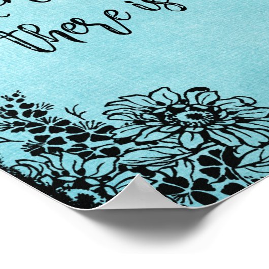 Inspirationsstiftung Gott wird einen Weg machen Poster (Ecke)