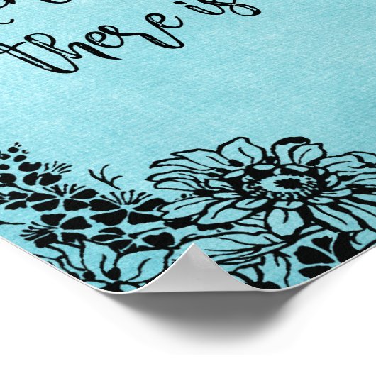 Inspirationsstiftung Gott wird einen Weg machen Poster (Ecke)