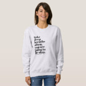 Inspirationsstipenweibchen Sweatshirt (Vorne ganz)