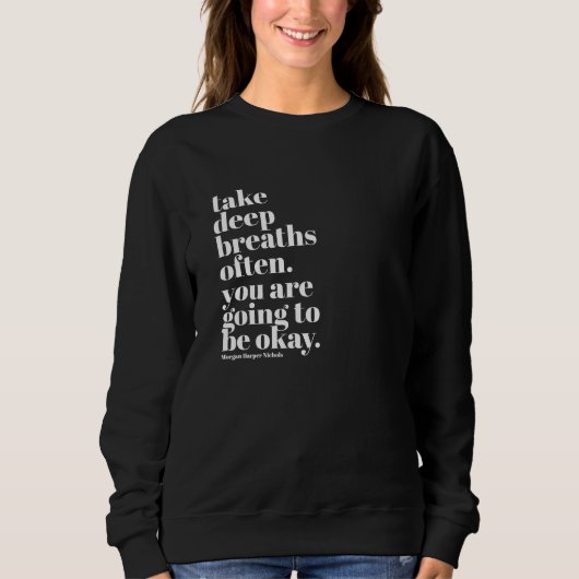Inspirationsstipenweibchen Sweatshirt (Vorderseite)