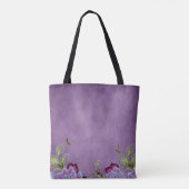 Inspirationssuche Gott Erste Lila Blume Tasche (Rückseite)