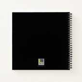 Inspirationstext und Foto. Notizblock (Rückseite)