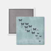 Inspirationstraum-Schmetterlinge Magnet (Vorderseite/Rückseite)