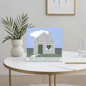 Inspirationstypografie für neue Hauseigentümerkart