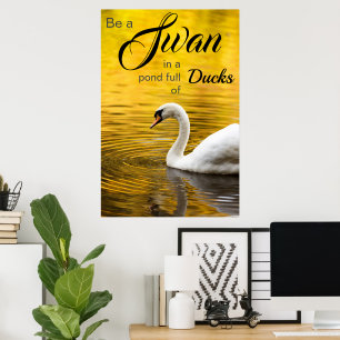 Inspirationstypografie sei ein Geschenk für einen Poster