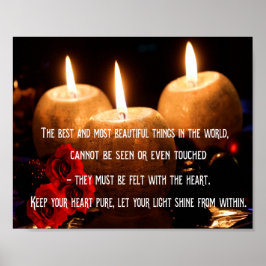 Inspirationsurteil über Leben und Glück Poster