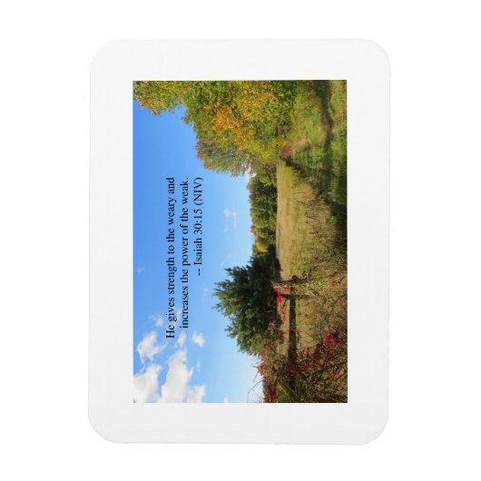 Inspirationsverse - Isaiah 30:15 Magnet (Vertikal)