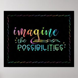 Inspirationsvorstellung der möglichen Typografie Poster
