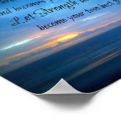 Inspirationswandkunst Chronische Krankheit Poster (Ecke)