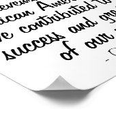 Inspirationswandkunst, Motivierend Zitat, Poster (Ecke)