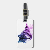 Inspirationswolf-Augen Gepäckanhänger (Vorderseite vertikal)