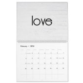 Inspirationswort für jeden Monat Kalender (Feb 2026)