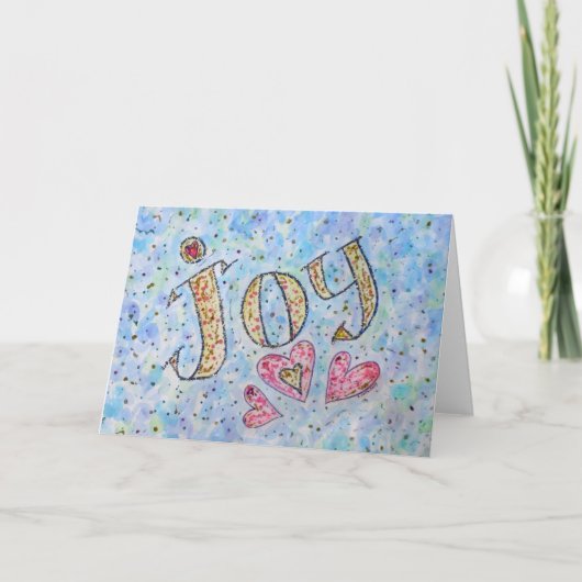 Inspirationswort "Joy Card" Karte (Vorderseite)