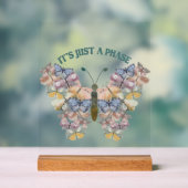 Inspirationswort Kunst Wellness Acrylschild (Neutral)