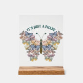 Inspirationswort Kunst Wellness Acrylschild (Vorderseite)