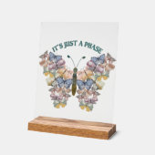 Inspirationswort Kunst Wellness Acrylschild (Winkel)