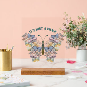 Inspirationswort Kunst Wellness Acrylschild