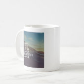 Inspirationsworte - Das Leben wird durch Veränderu Kaffeetasse (Vorderseite Links)