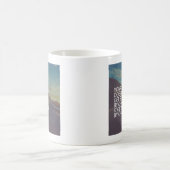 Inspirationsworte - Das Leben wird durch Veränderu Kaffeetasse (Mittel)