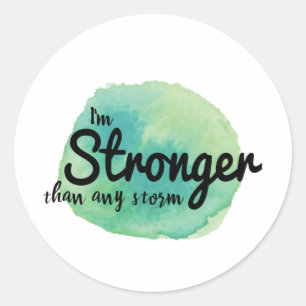 Inspirationsworte für Träumer und harte Arbeiter Runder Aufkleber