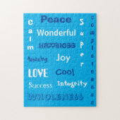 Inspirationsworte Puzzle (Vertikal)