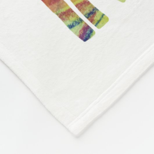 Inspirationswörter Chemo Blanket Fleecedecke (Ecke)