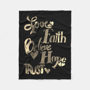 Inspirationswörter Chemo Blanket Fleecedecke