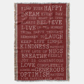 Inspirationswörter Decke (Vorderseite Vertikal)