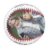 Inspirationswörter für meinen Sohn mit benutzerdef Baseball (Vorderseite Links)
