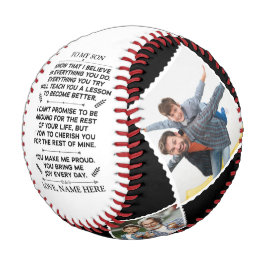 Inspirationswörter für meinen Sohn mit benutzerdef Baseball