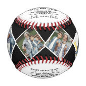 Inspirationswörter für meinen Sohn mit benutzerdef Baseball (Vorderseite)