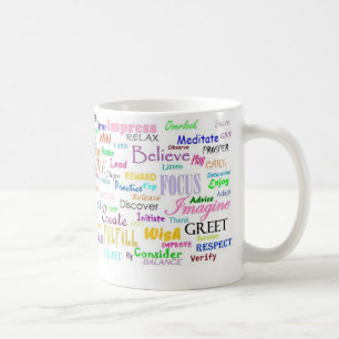 Inspirationswörter Kaffeetasse