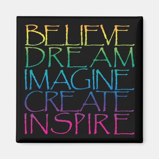 Inspirationswörter Magnet (Vorne)