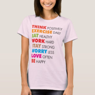 Inspirationswörter - Motivierend T-Shirt
