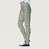 Inspirationswörter Schwarz Grün Leggings (Links)