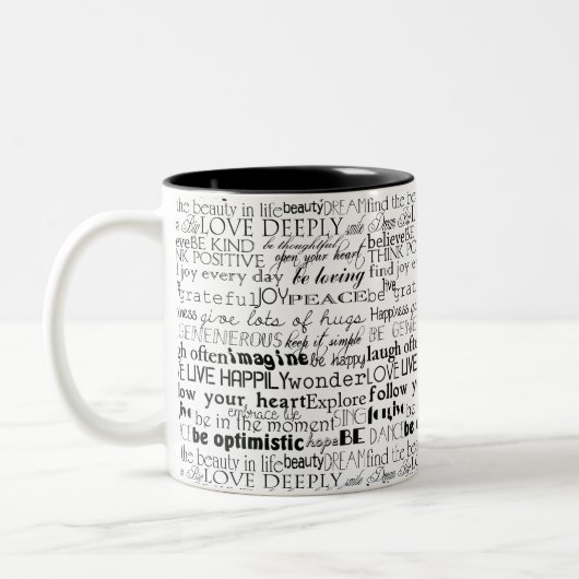 Inspirationswörter Zweifarbige Tasse (Links)