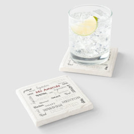 Inspirationswortmentor Lehrerbewertung Steinuntersetzer